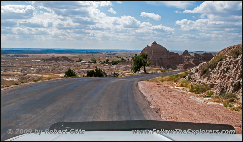 Highway 240, Badlands National Park, South Dakota Highway 240, Badlands National Park, South Dakota