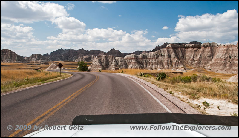 Highway 240, Badlands National Park, South Dakota Highway 240, Badlands National Park, South Dakota