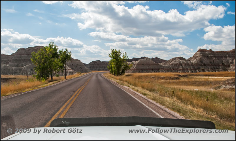 Highway 240, Badlands National Park, South Dakota Highway 240, Badlands National Park, South Dakota