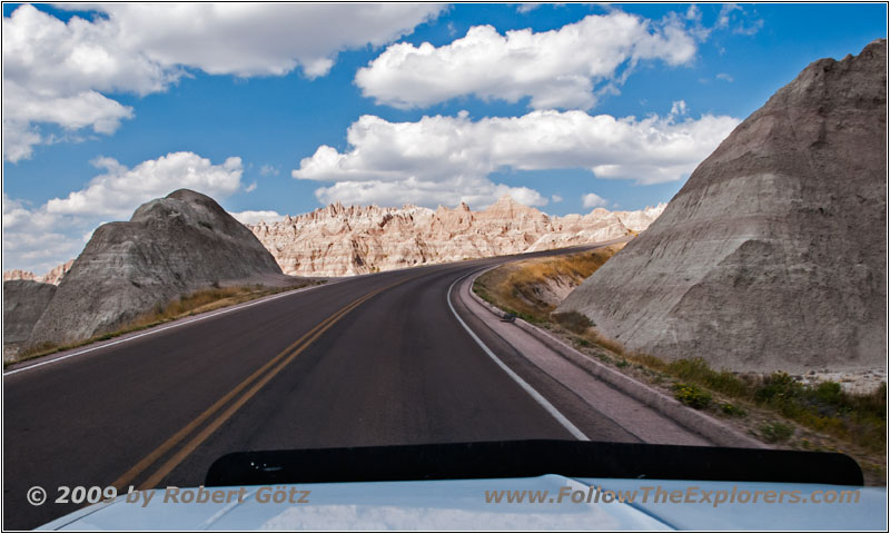 Highway 240, Badlands National Park, South Dakota Highway 240, Badlands National Park, South Dakota