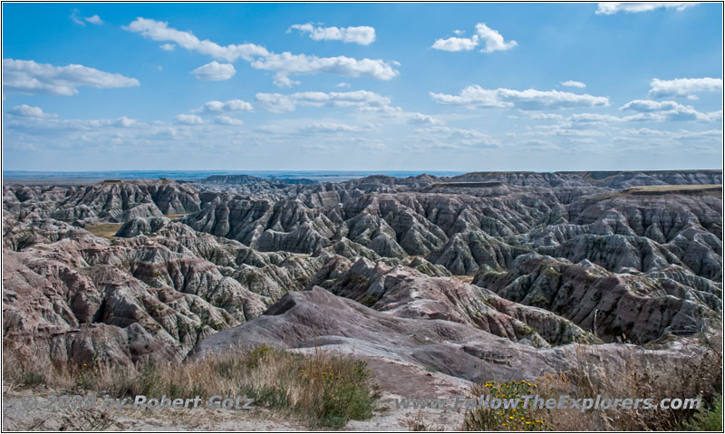 Burns Basin Overlook, Badlands National Park, South Dakota Burns Basin Overlook, Badlands National Park, South Dakota