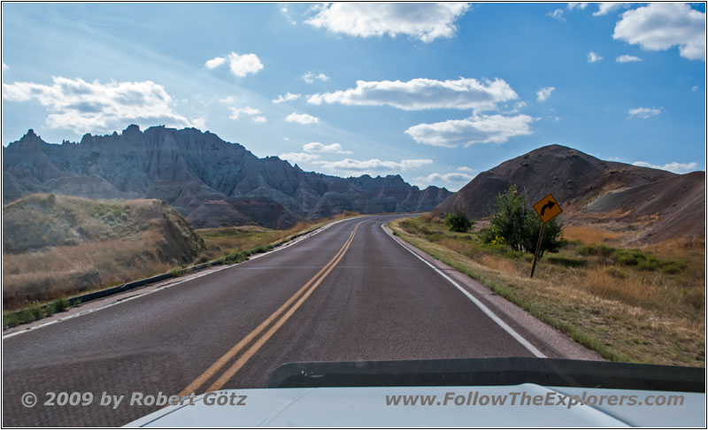 Highway 240, Badlands National Park, South Dakota Highway 240, Badlands National Park, South Dakota