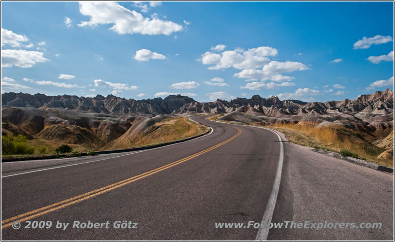 Highway 240, Badlands National Park, South Dakota Highway 240, Badlands National Park, South Dakota
