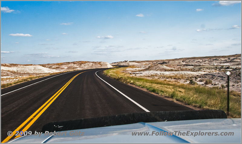 Highway 44, Badlands National Park, South Dakota Highway 44, Badlands National Park, South Dakota