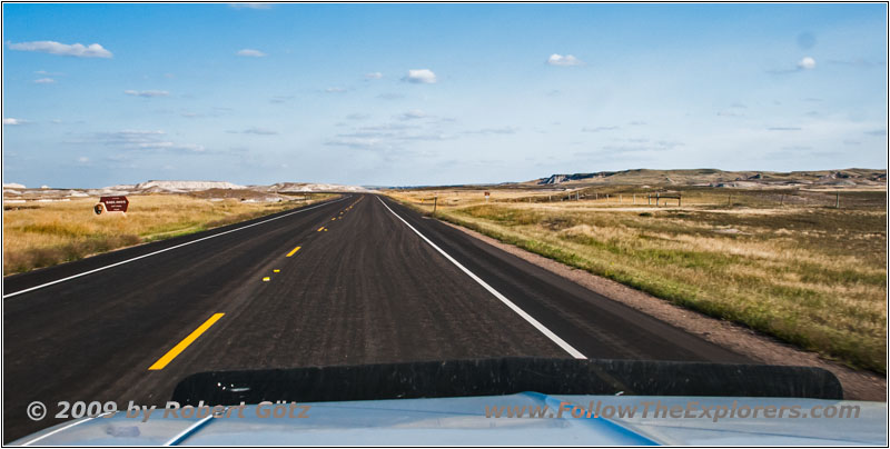 Highway 44, Badlands National Park, South Dakota Highway 44, Badlands National Park, South Dakota