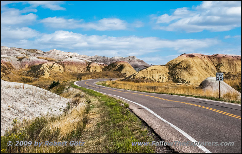 Highway 240, Badlands National Park, South Dakota Highway 240, Badlands National Park, South Dakota