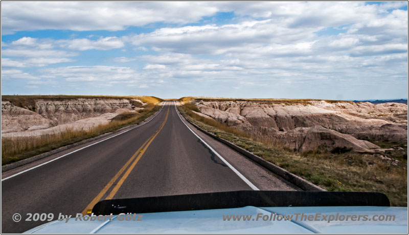 Highway 240, Badlands National Park, South Dakota Highway 240, Badlands National Park, South Dakota