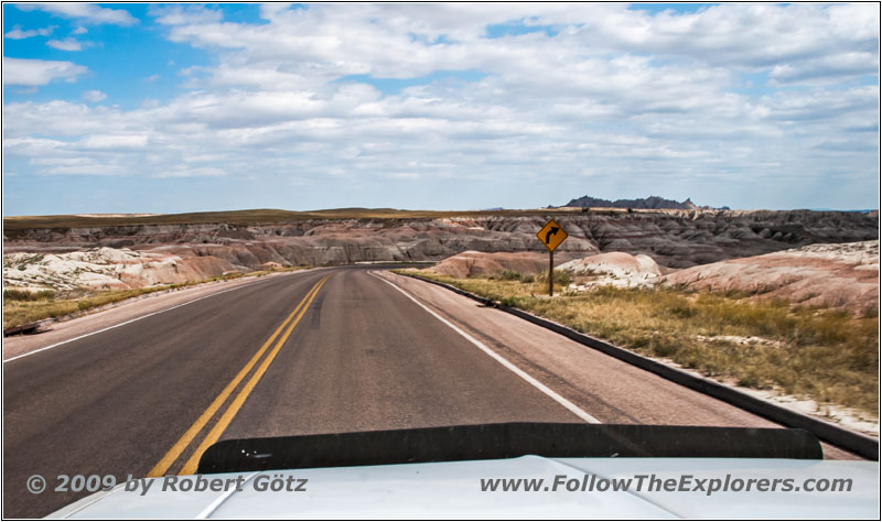 Highway 240, Badlands National Park, South Dakota Highway 240, Badlands National Park, South Dakota