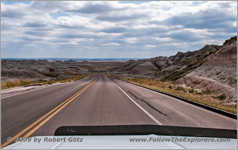 Highway 240, Badlands National Park, South Dakota Highway 240, Badlands National Park, South Dakota