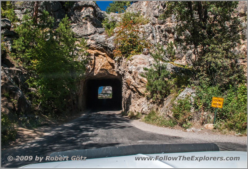 Highway 16A/Iron Mountain Rd, Doane Robinson Tunnel, South Dakota Highway 16A/Iron Mountain Rd, Doane Robinson Tunnel, South Dakota