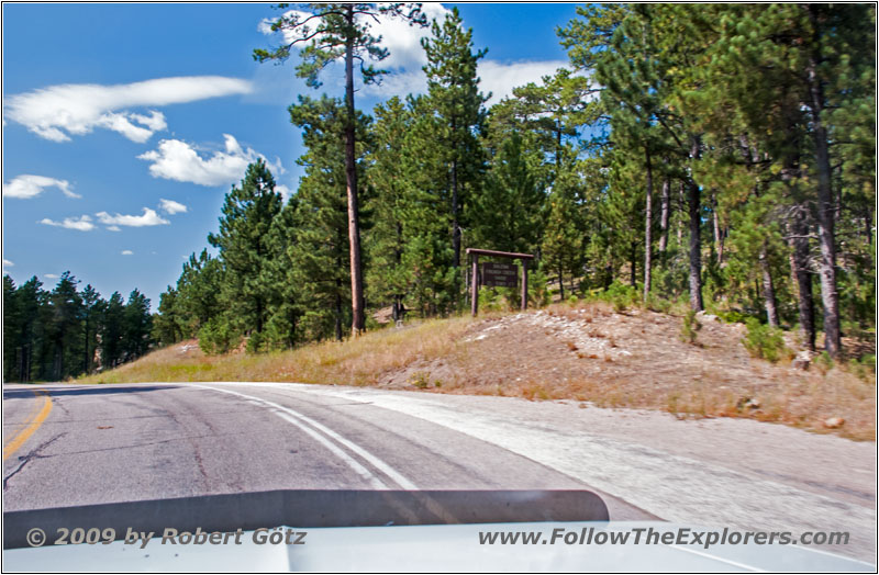 Highway 16A, Galena French Creek Divide, South Dakota Highway 16A, Galena French Creek Divide, South Dakota
