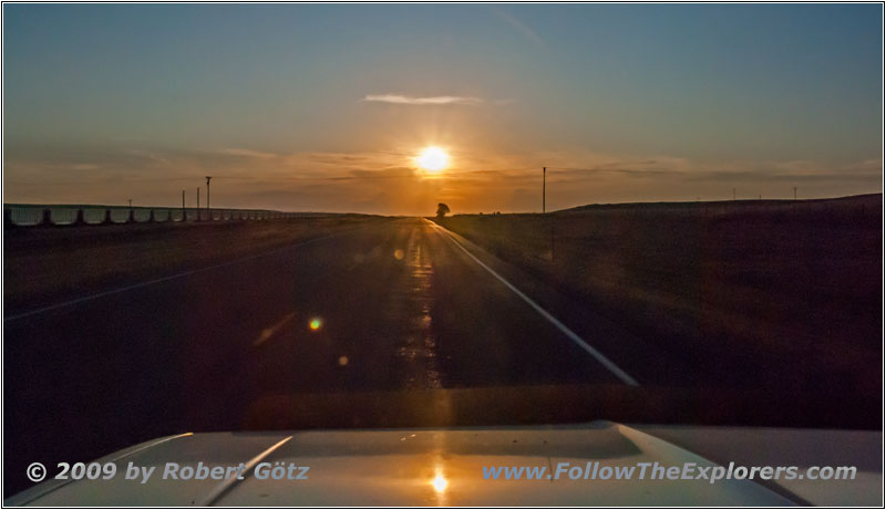 Sunset, Highway 51, WY Sunset, Highway 51, WY