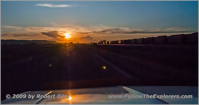 Sunset, Highway 51, WY Sunset, Highway 51, WY