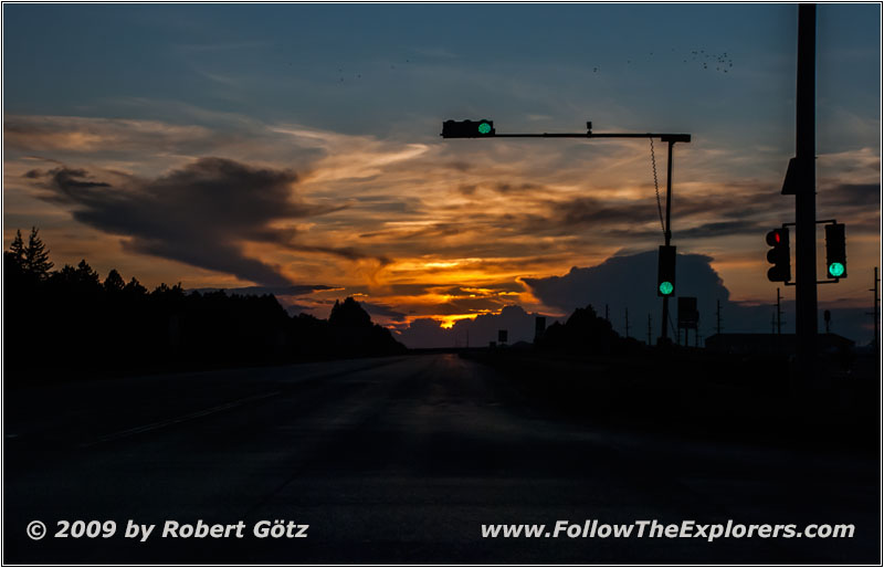 Sunset, Highway 51/E 2nd St, Gillette, WY Sunset, Highway 51/E 2nd St, Gillette, WY