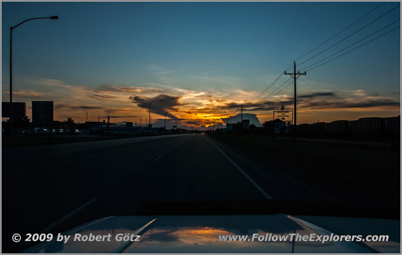 Sunset, Highway 51/E 2nd St, Gillette, WY Sunset, Highway 51/E 2nd St, Gillette, WY