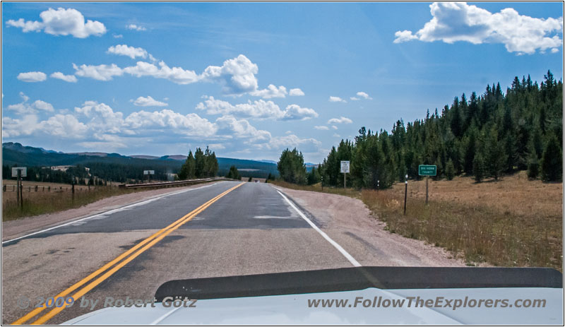 Highway 14, Granite Pass, Wyoming Highway 14, Granite Pass, Wyoming