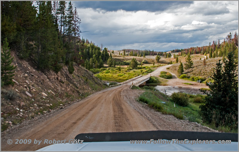 Union Pass Rd/FR263, Warm Spring Creek, WY