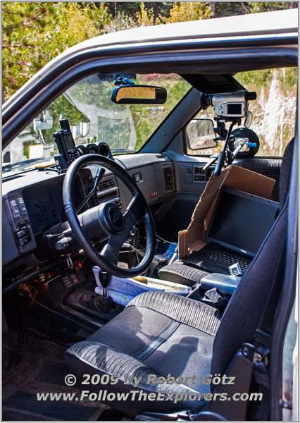 88 S10 Blazer Setup Inside, FR352/Indian Trail, WY