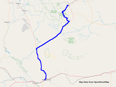 Map Lander to Rock Springs