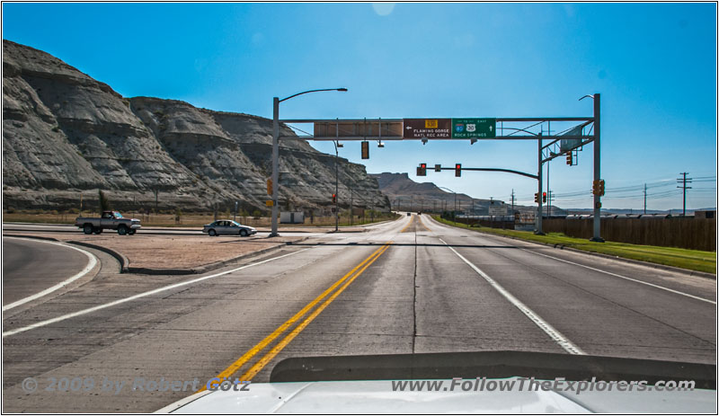 Highway 374/BUS80/Flaming Gorge Way, Green River, Wyoming
