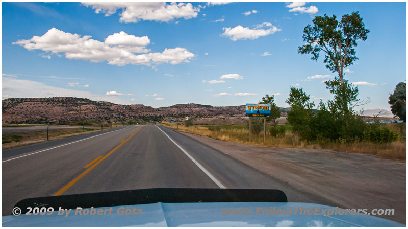 Highway 530, Staatsgrenze Utah & Wyoming