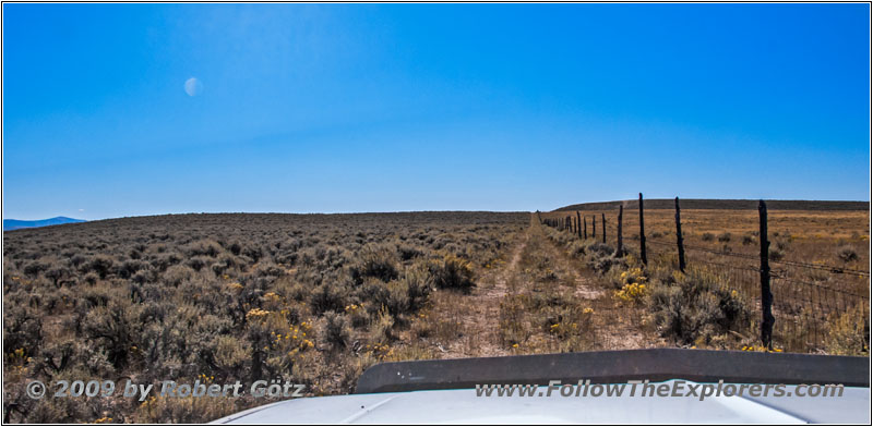 Backroad, State Line WY and UT