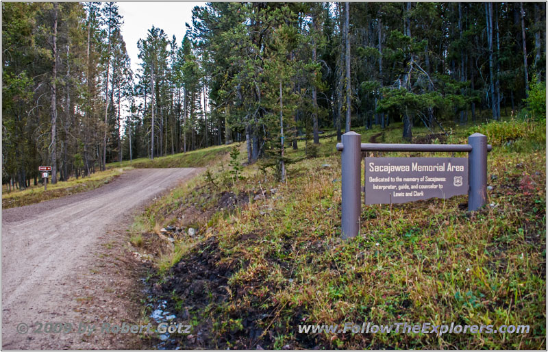 Lemhi Pass Rd, Sacajawea Memorial Area, MT