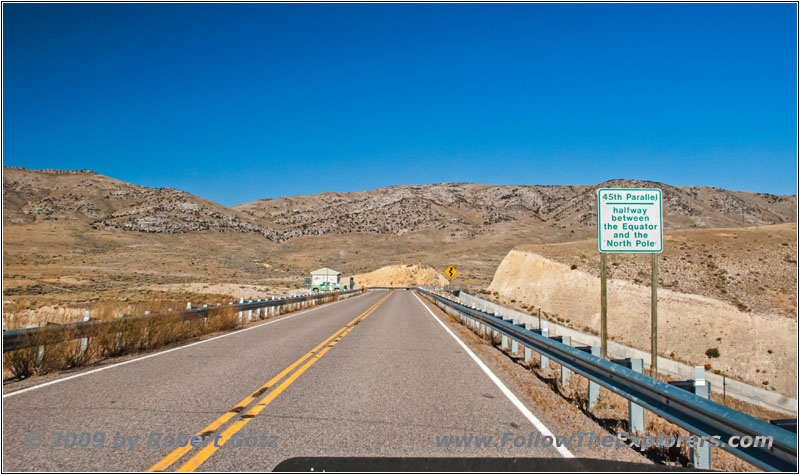 Highway 324, 45th Parallel, MT