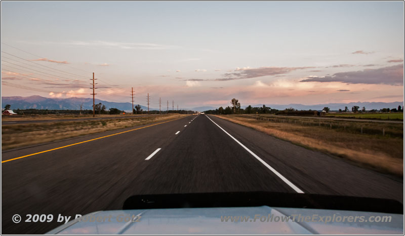 Sunset, I&ndash;90, MT