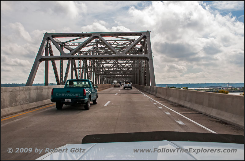 I–74, Illinois River, Peoria, IL I–74, Illinois River, Peoria, IL