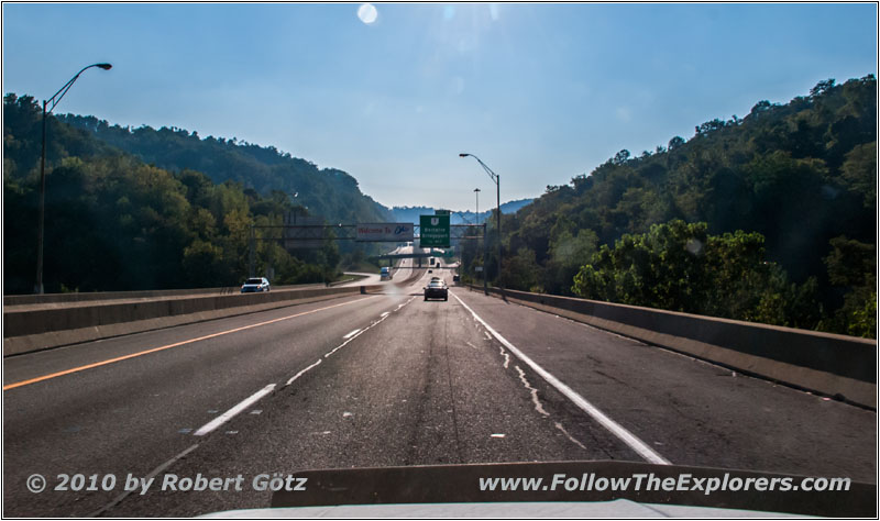 Interstate 470, Staatsgrenze West Virginia & Ohio