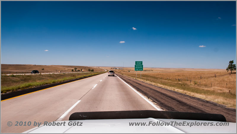 I–90, Mountain Time Zone, SD I–90, Mountain Time Zone, SD