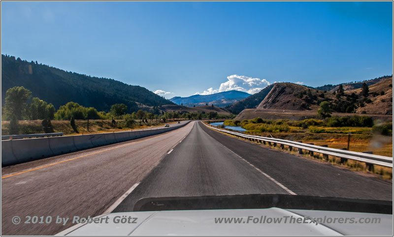 Interstate 90, Yellowstone River, Montana Interstate 90, Yellowstone River, Montana