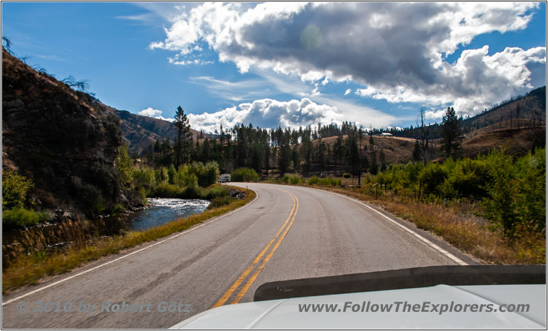 Highway 93, East Fork Bitterroot River, Montana