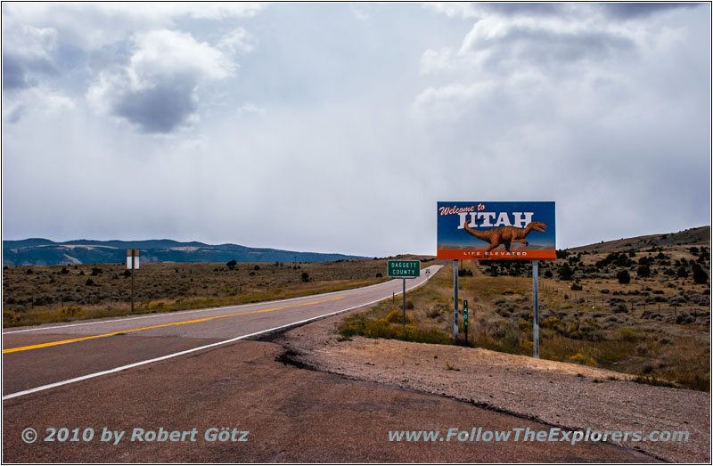 Highway 414 and 43, State Line WY and UT Highway 414 and 43, State Line WY and UT
