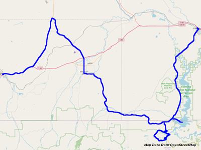 Map Evanston to Green River
