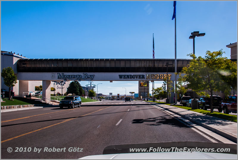 BUS80/Wendover Blvd, West Wendover, Staatsgrenze Nevada & Utah