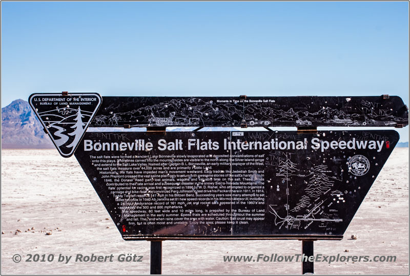 Bonneville Salt Flats International Speedway, Utah