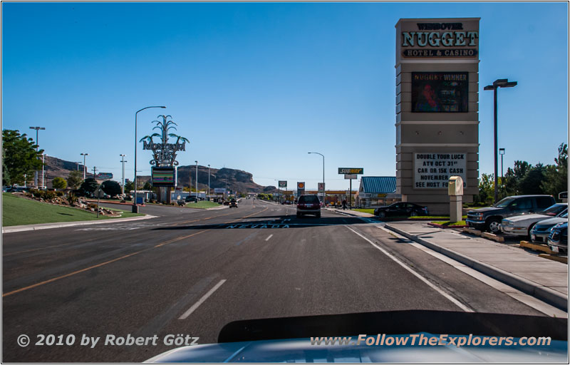 BUS80/Wendover Blvd, West Wendover, Staatsgrenze Nevada & Utah