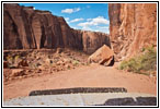 Moab Long Canyon Fallen Rock