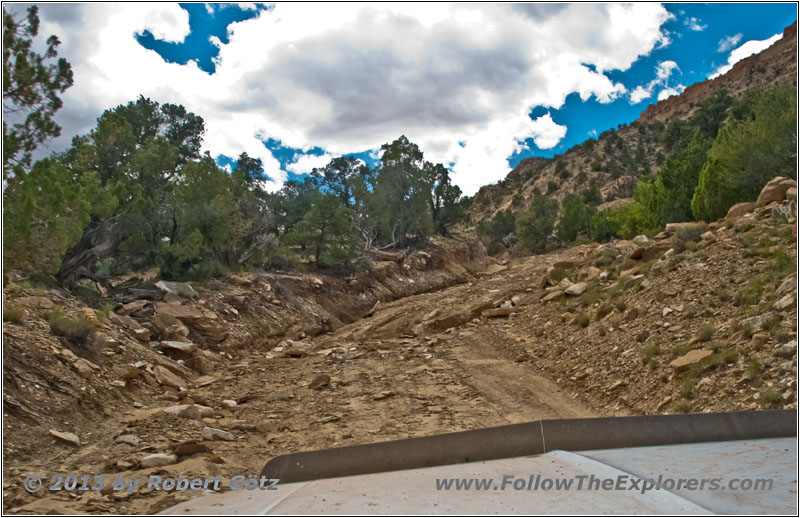 Smokey Mountain Road Auswaschungen