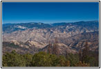 Kings River vom Delilah Fire Lookout, Kalifornien