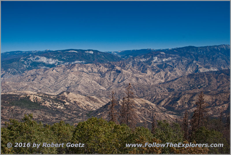 Kings River vom Delilah Fire Lookout, Kalifornien