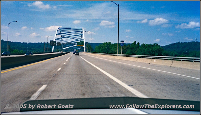 Interstate 70, Ohio River, Pennsylvania