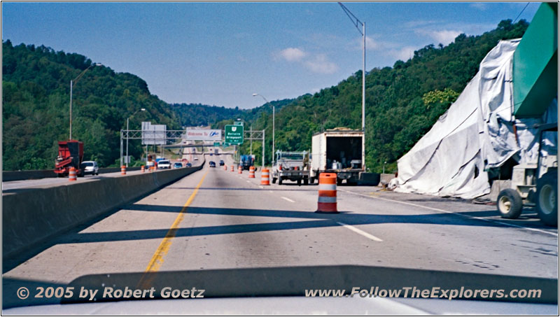 Interstate 470, Staatsgrenze West Virginia & Ohio