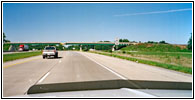 Interstate 70, Staatsgrenze Indiana & Illinois