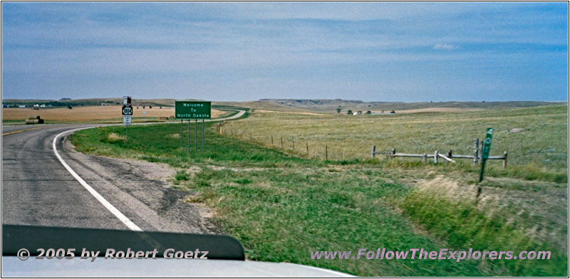 Highway 1804, State Line SD and ND