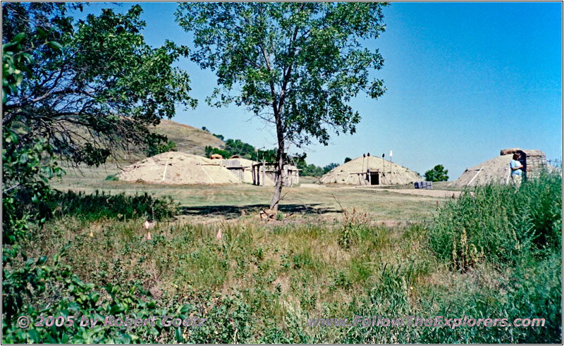 Ft. Abraham Lincoln, On-A-Slant Indian Village, ND