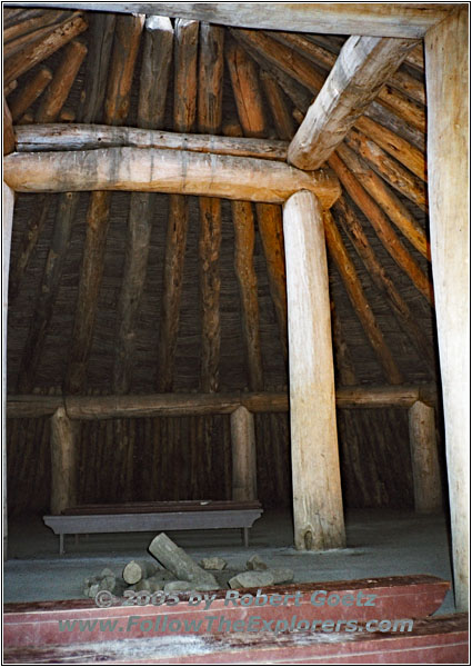 Ft. Abraham Lincoln, On-A-Slant Indian Village, ND