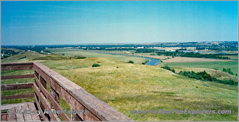 Ft. Abraham Lincoln, Missouri River, ND